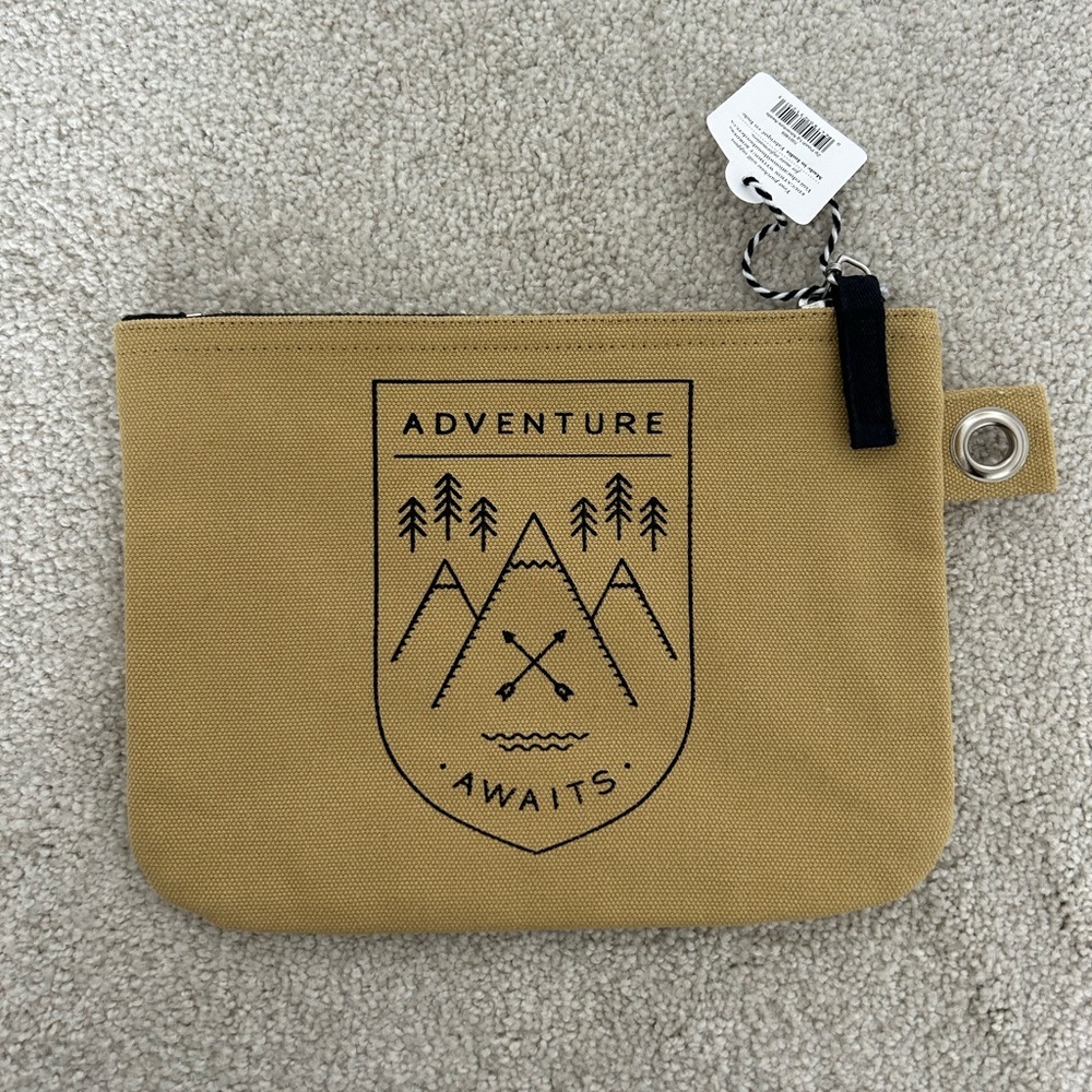 Danica Studio Zipper Pouch, Large, Adventure Awaits